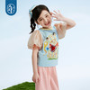 年衣童装女童打底衫甜美泡泡袖2025夏新款儿童全糖主义短袖T恤 商品缩略图4