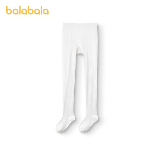 巴拉巴拉儿童连裤袜女童网眼袜夏季薄款透气打底甜美肌理单双装 商品图4