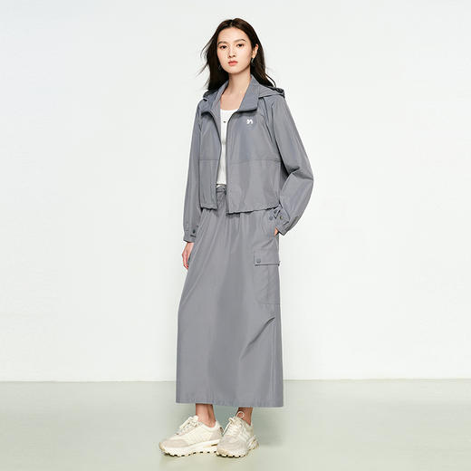 NEELLY纳俪商场同款春季新款休闲工装中长款半身裙女随性长裙N25031E01133 商品图2