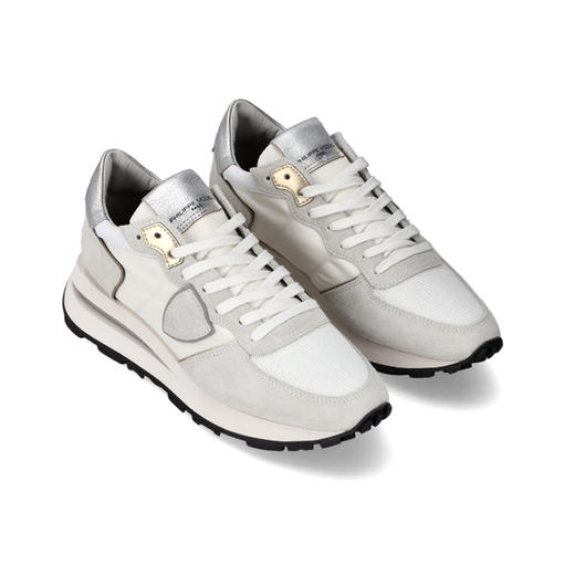 PHILIPPE MODEL 女士盾牌徽标浮雕 Tropez Haute 休闲运动鞋 混色 TKLD W003 商品图1