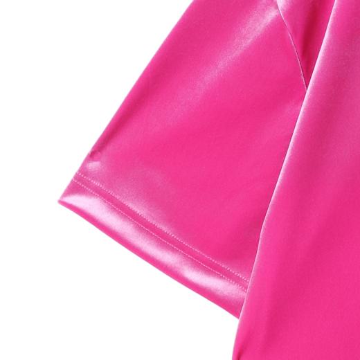 T2294夏季新款时尚个性韩版纯色绒面圆领短袖T恤百搭潮流气质重磅上衣 商品图4