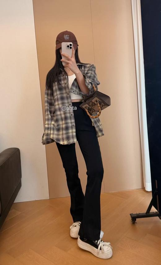 AHTH升级春夏新款竹炭纤维马蹄妖精裤 商品图2