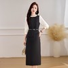 时尚气质女神范，修身显瘦假两件中长款裙子HR-XXM239-1 商品缩略图0