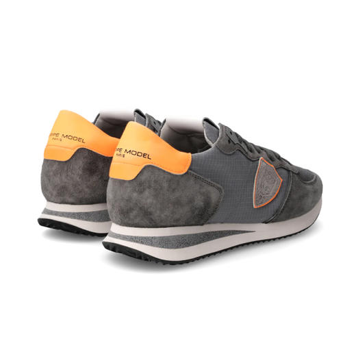 PHILIPPE MODEL 男士盾牌徽标浮雕 Trpx 休闲运动鞋 灰色 TZLU WN85 商品图2