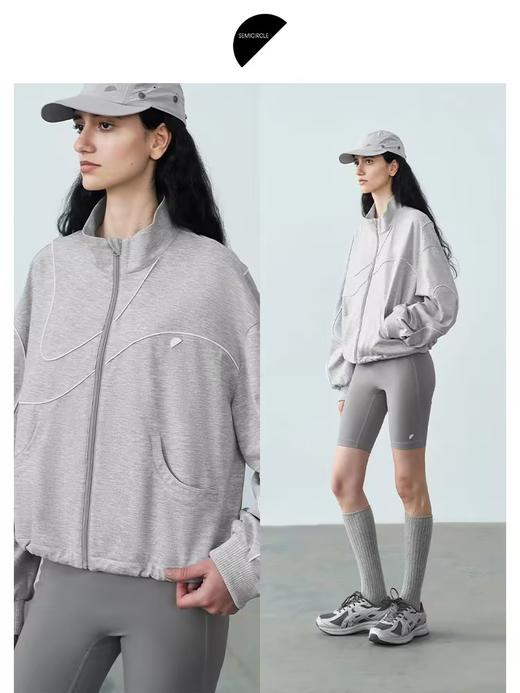 半圆/15711233/小立领长袖卫衣 商品图1