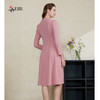 司歌弹力修身粉连衣裙春秋优雅EA901370X 商品缩略图4