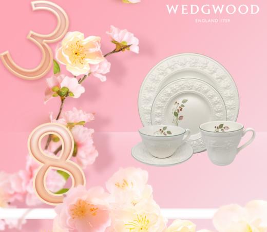 威基伍德欢愉假日树莓餐具5件套 商品图0