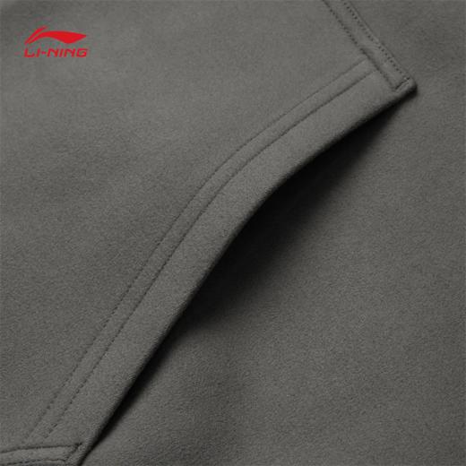 李宁反伍BADFIVE少不入川男子宽松开衫连帽卫衣AWDV795 商品图4