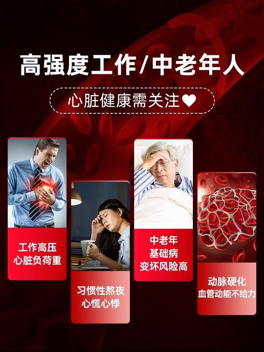 【生活好物丨辅酶200MG复合软胶囊60粒】一粒含有200mg还原型辅酶Q10 ，还添加了卵磷脂50mg/粒，银杏叶提取物50mg/粒，每天一粒随餐服用 商品图1