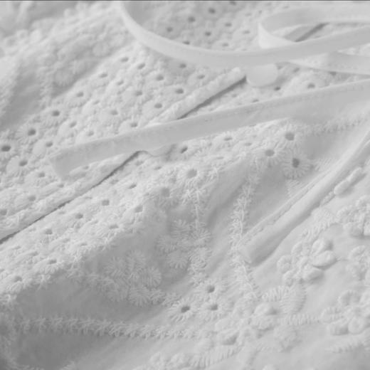 【林栖设计小店】2025春绣花复古气质百搭新中式白衬衣1933270 商品图10