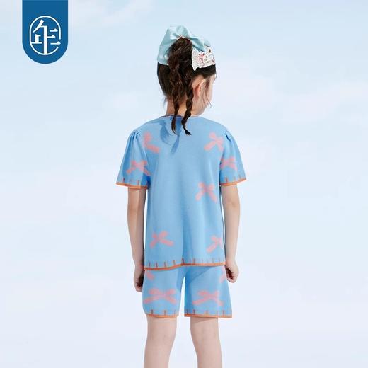 年衣童装短袖套装2025夏新款洋气时髦国风全糖主义套装 商品图4