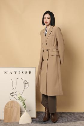 LNNNS 大地色系长款西装外套 15471