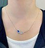 1ct刻面蓝宝石项链 商品缩略图3