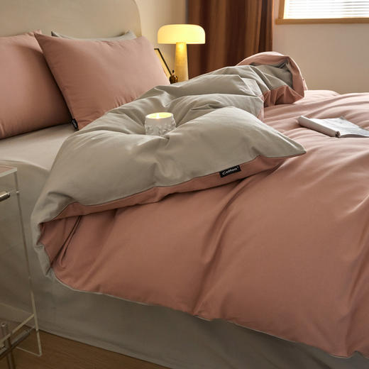 【品牌直发】加倍生活 纯棉磨毛四件套 AB版设计 柔软细腻  低饱和色彩 柔和百搭氛围 商品图4