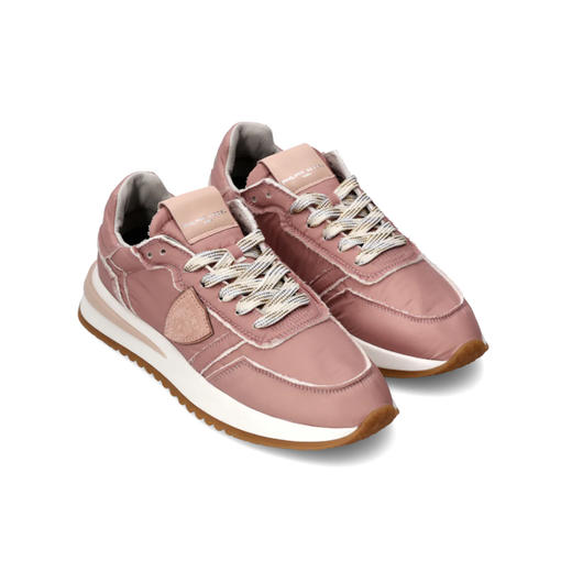 PHILIPPE MODEL 女士盾牌徽标浮雕 Tropez 2.1 休闲运动鞋 红色 TYLD EM04 商品图1