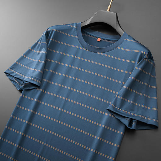 【DWP】大依优型大码短袖T恤圆领加肥加大男士大号弹力透气舒适夏季半袖 商品图5