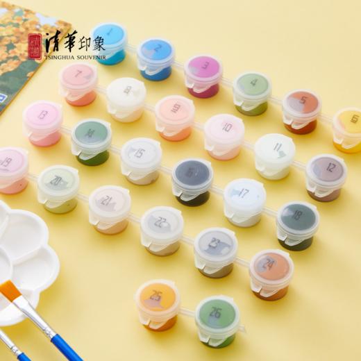 清华文创二校门DIY填色数字油画 商品图6