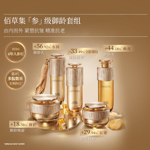 【御龄3件套护肤礼盒】佰草集御龄套装水日霜晚霜/水乳精华 淡纹修护紧致抗皱套组礼盒 官方正品 商品图2