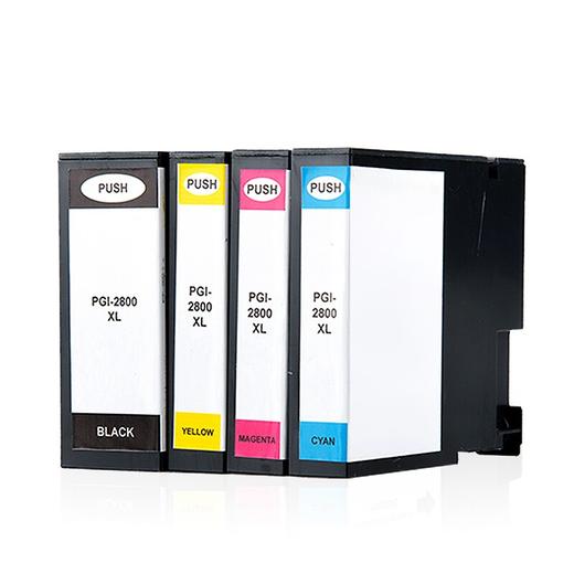 绘威PGI-2800XL墨盒 适用佳能MB5180 MB5480 IB4180 MB5080 IB4180 canon打印机墨盒pgi2800大容量 四色套装 商品图5