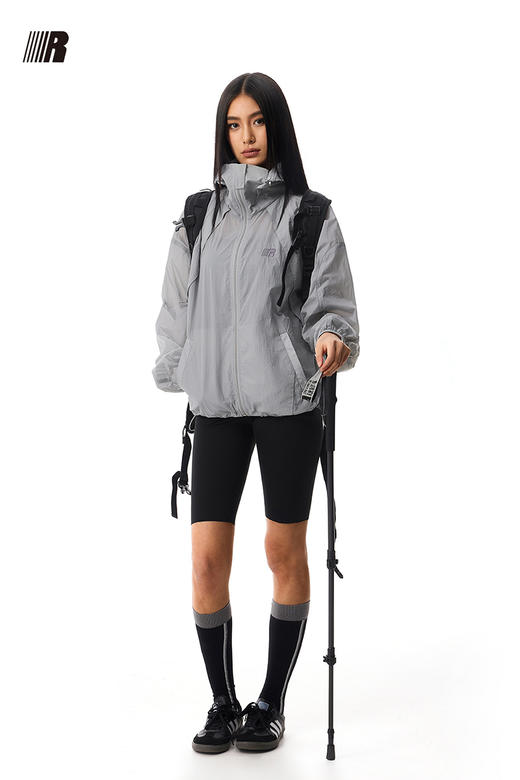 FDR官方店 活片剪裁防晒衣外套男女户外轻薄防紫外线连帽防晒服 商品图5