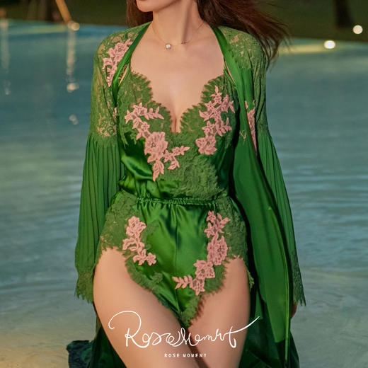 蕾丝性感显瘦真丝连衣裤 A22111 商品图3