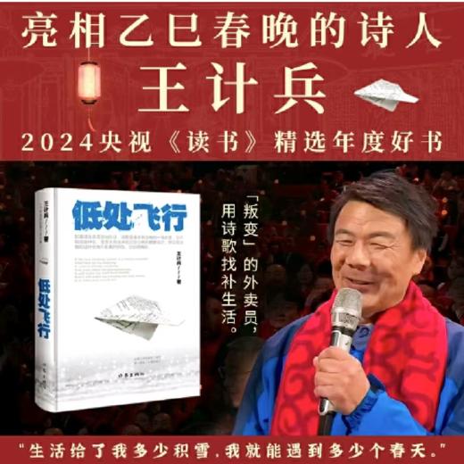 《低处飞行》春晚外卖诗人王计兵著 商品图0