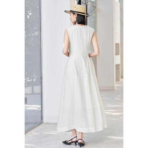 天丝亚麻背心裙 2026春季时尚高级感纯色连衣裙5B25AL6015 商品图4