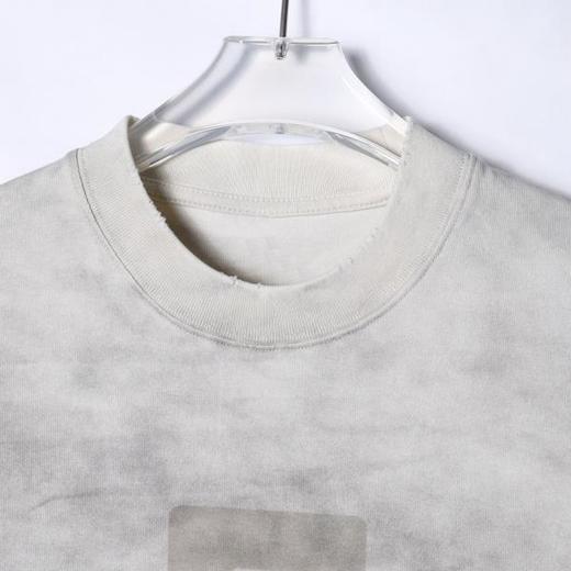 2566夏季新款时尚个性韩版渐变印花圆领短袖T恤小众设计百搭套头上衣 商品图2