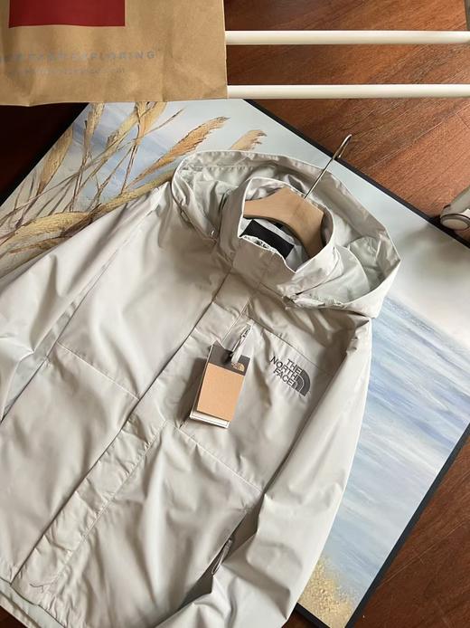 代工厂韩国单北北连帽防风冲锋夹克男女同款外套 商品图9