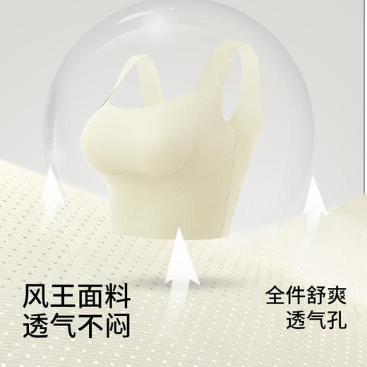 T2-💗【B-E杯】【专利版型打底内衣】【全罩圆润款，不显小】润微内穿外搭防垂背心  提拉嘭嘭小背心1.0[提拉系列] 商品图2