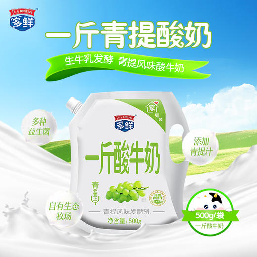 多鲜一斤酸牛奶（月套餐，每日配送）-外埠 商品图2