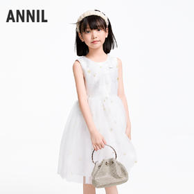 女童无袖礼裙夏季新款安奈儿童装实体店同款AG523552
