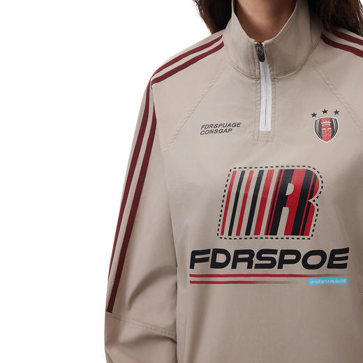 FDR官方店 半拉链撞色立领夹克外套男女秋季美式复古运动情侣上衣 商品图3