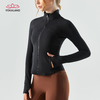 优卡莲YOKALAND秋季防风立领长袖外套女显瘦运动健身上衣AJW001 商品缩略图1