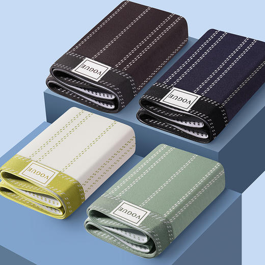 【7A抑菌 U型立体囊袋裸感透气】YAOKUER姚裤儿 7A级珍稀大朵棉平角裤 4条装 商品图3