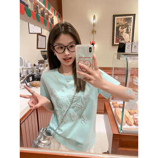 <曾小咸推荐>3.28现货秒杀 ！微信超特价！韩系印花短袖T恤 日常119.99 立减70 秒杀49.99！！ 商品图1