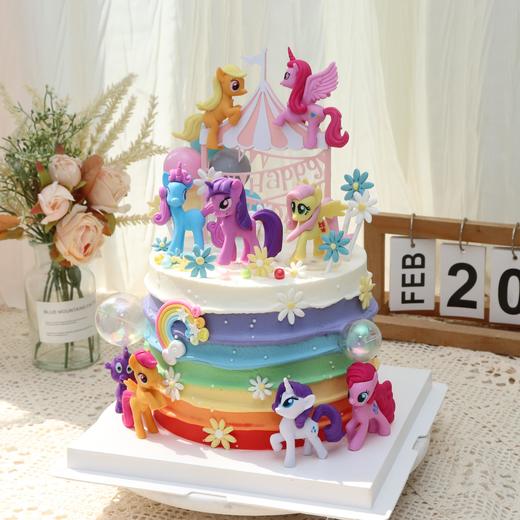 小马宝莉彩虹城堡蛋糕 商品图2