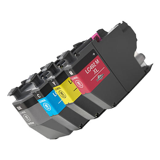 绘威LC492XL墨盒 适用兄弟MFC-J2340DW MFC-J3540DW MFC-J3940DW brother打印机墨盒 墨水 四色套装 商品图6