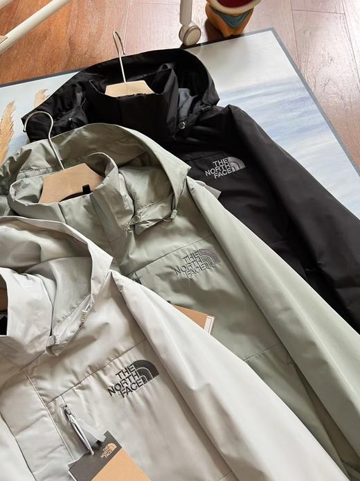 代工厂韩国单北北连帽防风冲锋夹克男女同款外套 商品图6