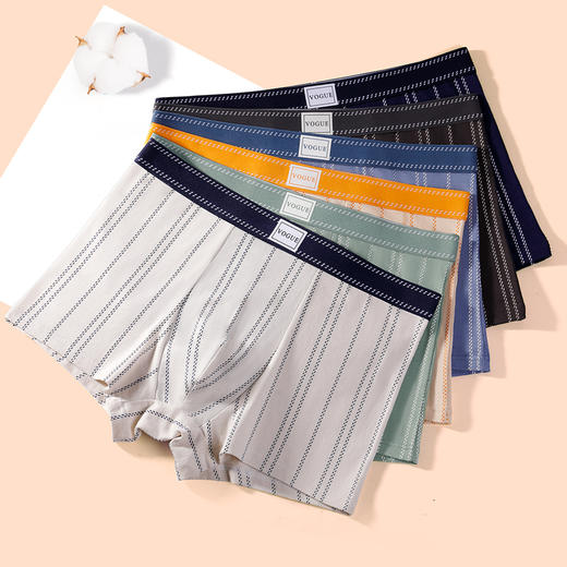 【7A抑菌 U型立体囊袋裸感透气】YAOKUER姚裤儿 7A级珍稀大朵棉平角裤 4条装 商品图7