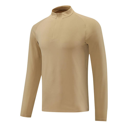 跃牌【PF系列】迪家同款2025男子立领长袖上衣户外运动都市通勤半拉链速干跑步衣61211 商品图3