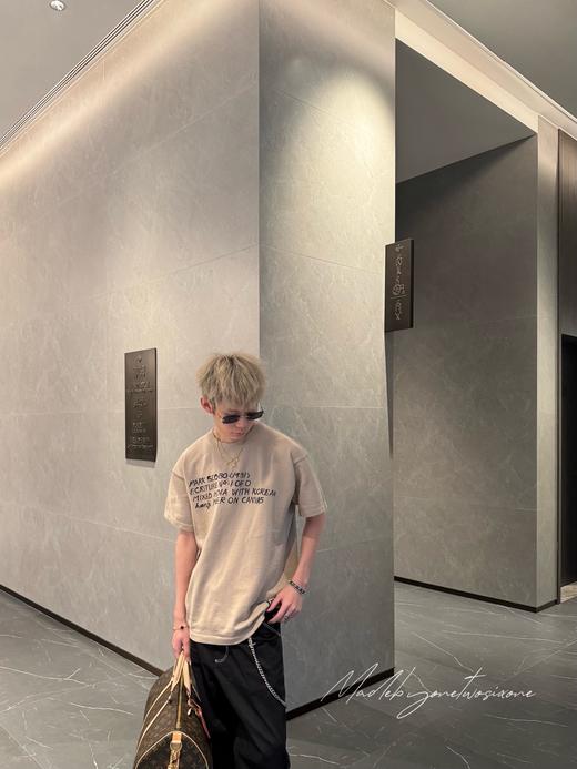 驴家 Park SEO BO艺术家展馆签字针织短袖tee 商品图1