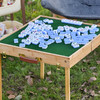 【露营也能打麻将，休闲娱乐好选择】便携式折叠麻将桌麻将盒 折叠桌二合一麻将桌 实木麻将桌 户外折叠桌-QQ 商品缩略图2