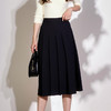 奢姿大码女装2025春季简约半松紧时尚半身裙胖妹妹减龄百褶裙子9951492954 商品缩略图0