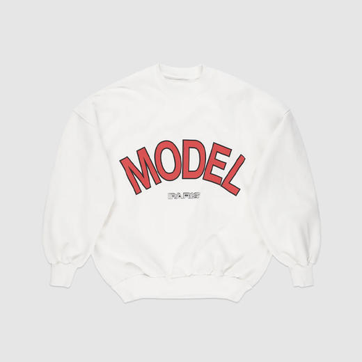 PHILIPPE MODEL 女士字母徽标印花棉质长袖卫衣 白色 SCND SB01 27 商品图0