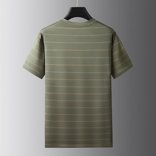 【DWP】大依优型大码短袖T恤圆领加肥加大男士大号弹力透气舒适夏季半袖 商品图7