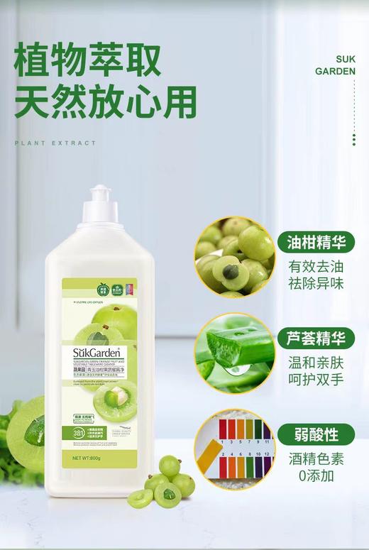 蔬果园青玉油柑果蔬餐具净 800g 商品图1