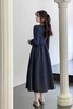 L.Fleuri 藏蓝色纱领连衣裙 15498 商品缩略图4