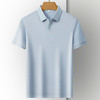 【小V领】【DKP】大依优型大码棉质Polo衫弹力翻领T恤轻奢休闲纯色短袖男宽松T恤上衣胖子 商品缩略图4