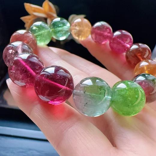 13mm-14mm单圈西瓜碧玺手串 商品图0